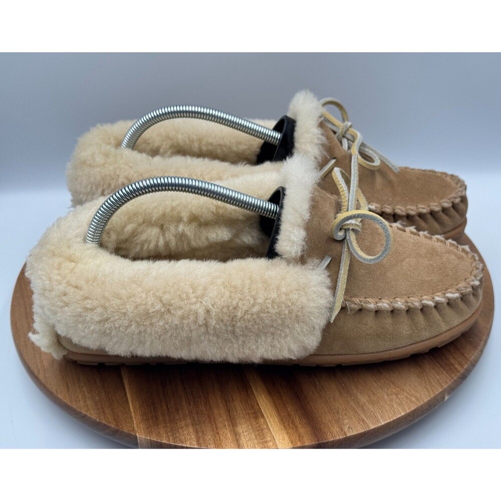L.L. Bean LL Bean Wicked Good Women's Size 9 Slipper Brown Slippers Moccasins